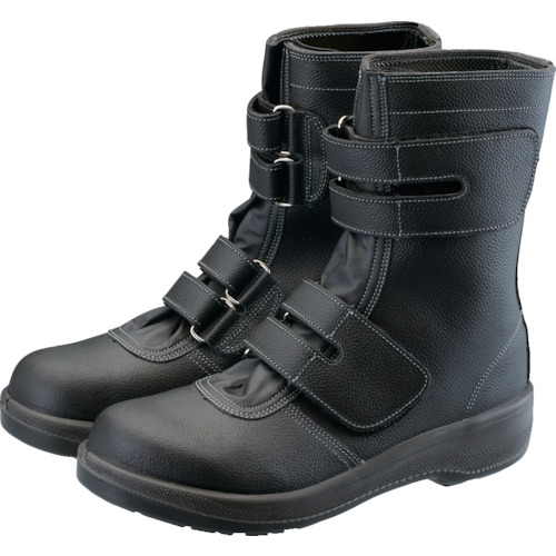 運兵衛 / シモン ２層ウレタン耐滑軽量安全靴 ７５３８黒 ２６．０ｃｍ